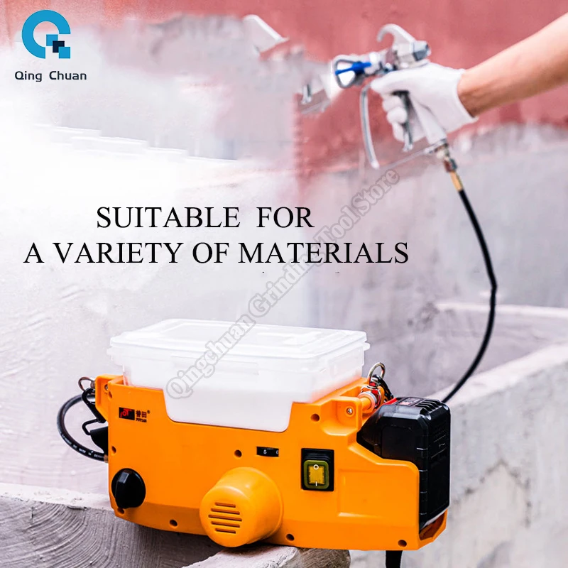 배낭 리튬 배터리 충전 편리한 스프레이 기계 페인트 코팅 고압 에어리스 플런저 벽 수리 기계