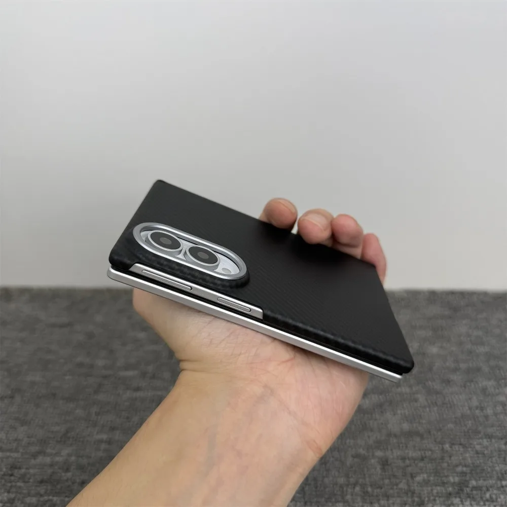 Businss 600D Carbon Fiber for Magsafe Case for Samsung Galaxy Z Fold 8 Ultra 7 6 5 Magnetic Hinge Shell Ultra-thin Protect Cover