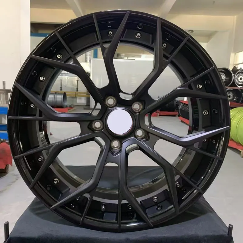 High-Performance Black Forged Alloy Car Wheels For BMW & For Audi Models Alloy Aluminium Forged Wheels