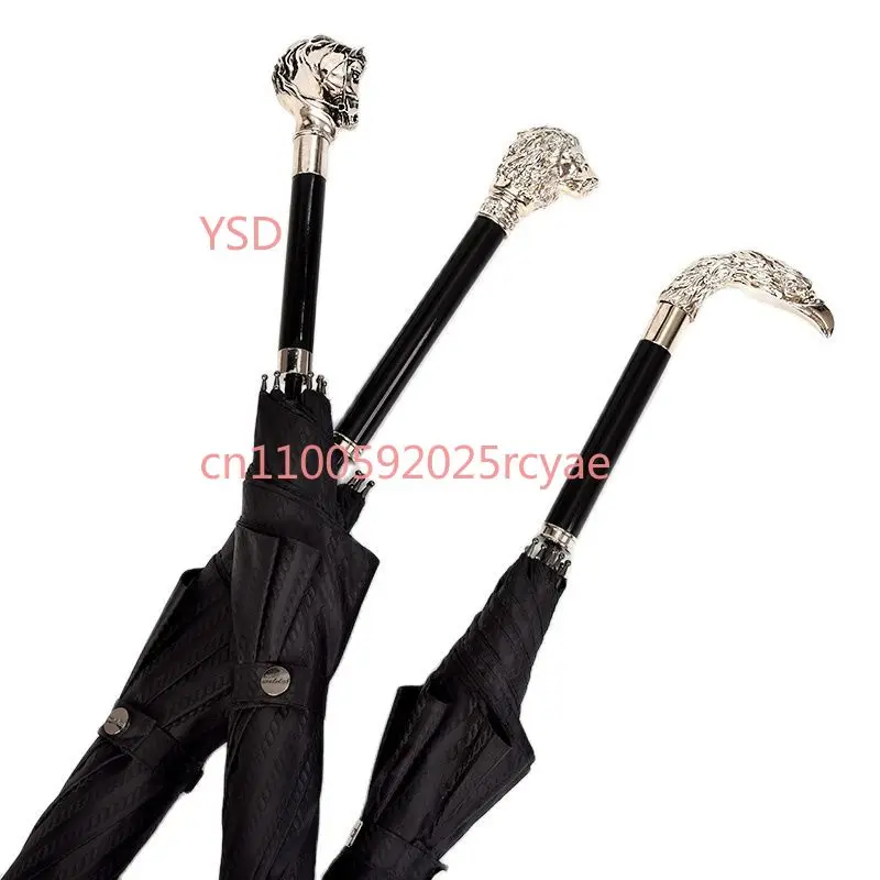 sombrilla-grande-art-big-sun-parasol-transparente-con-mango-largo-regalos-personalizados-sombrillas-con-cabeza-de-caballo-Aguila-y-leon-para-hombre-y-mujer