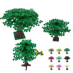 Big Tree Boulevard Build Bricks Tree Sets Construction MOC Blocks Plant Natural City Street View Park Jungle Christmas Toys Kids