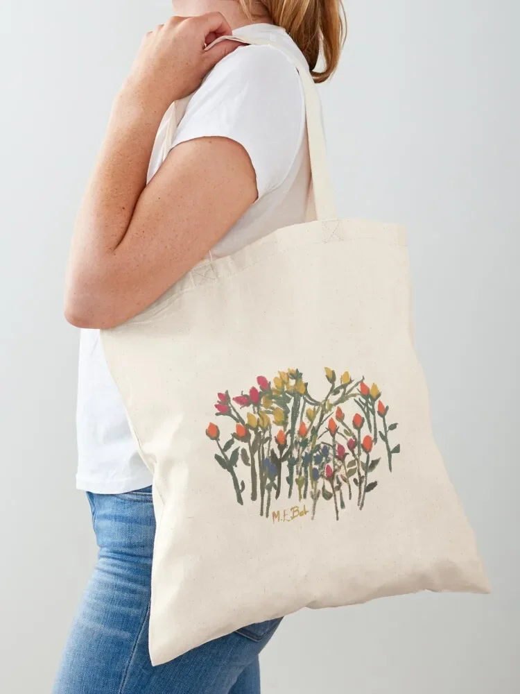 

Wild Tulips Tote Bag sacs de shopping shopper bag women reusable shopping bags Canvas bag for women