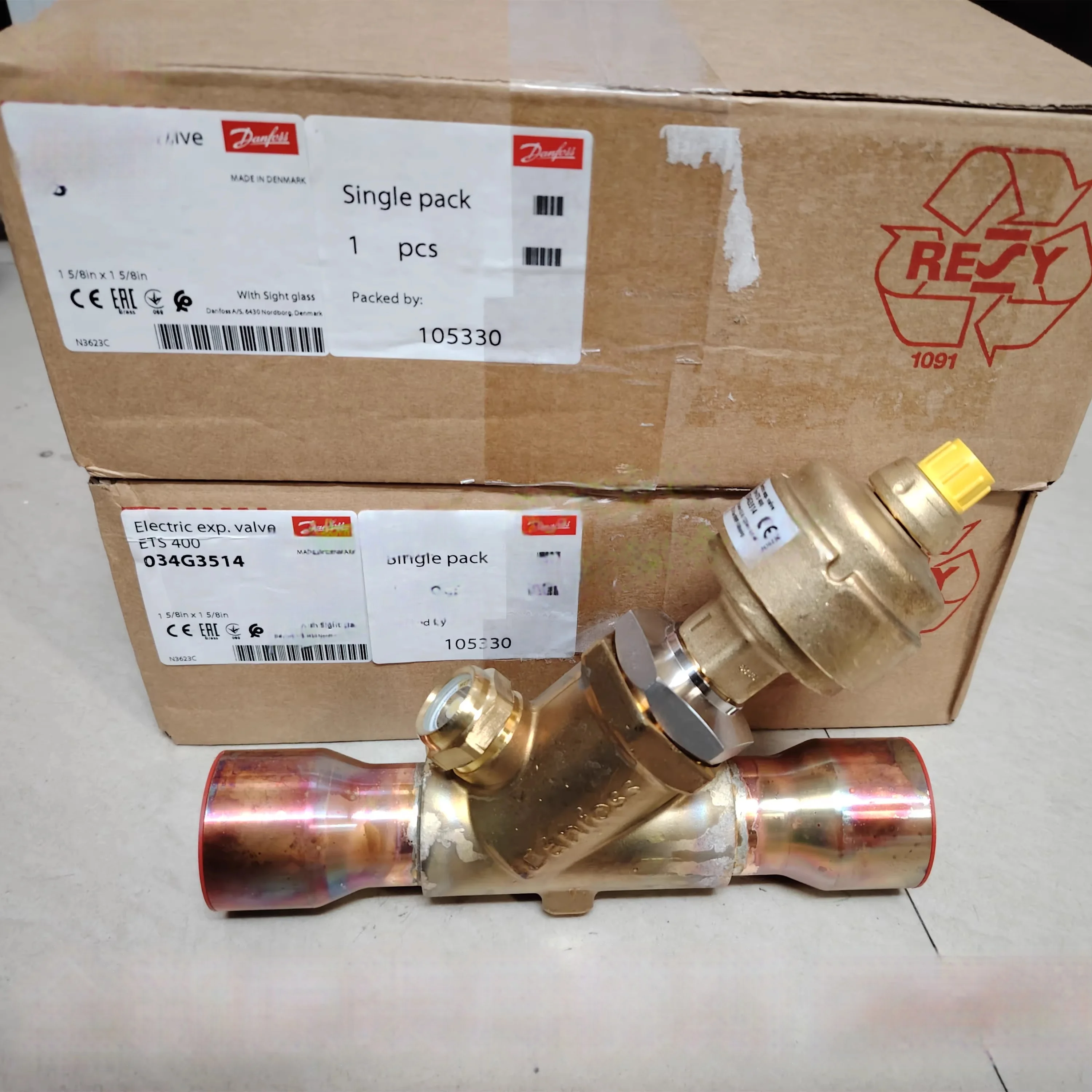 

Новинка: Электронный расширительный клапан Danfoss ETS400 (034G3514), ETS400L (034G3631), ETS400L (034G3656)