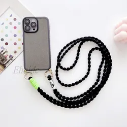 Case For Huawei Honor X7C X9C X6B X7B X5B X9B X9A X6A X8A X7A 200 Lite Pro Glitter Neck Crossbody Cord Strap Plush Lanyard Cover