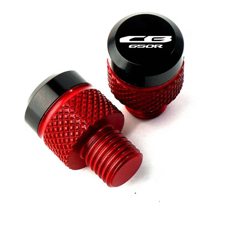 For Honda CB650R CB 650R CB 650 R 2019-2022 2021 Mototcycle Accessories M10*1.25 CNC Aluminum Mirror Hole Plugs Screws Bolts