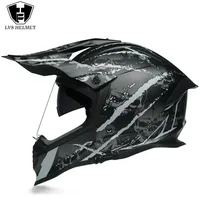 Casco de motocicleta atv, para motocross, todoterreno, carreras
