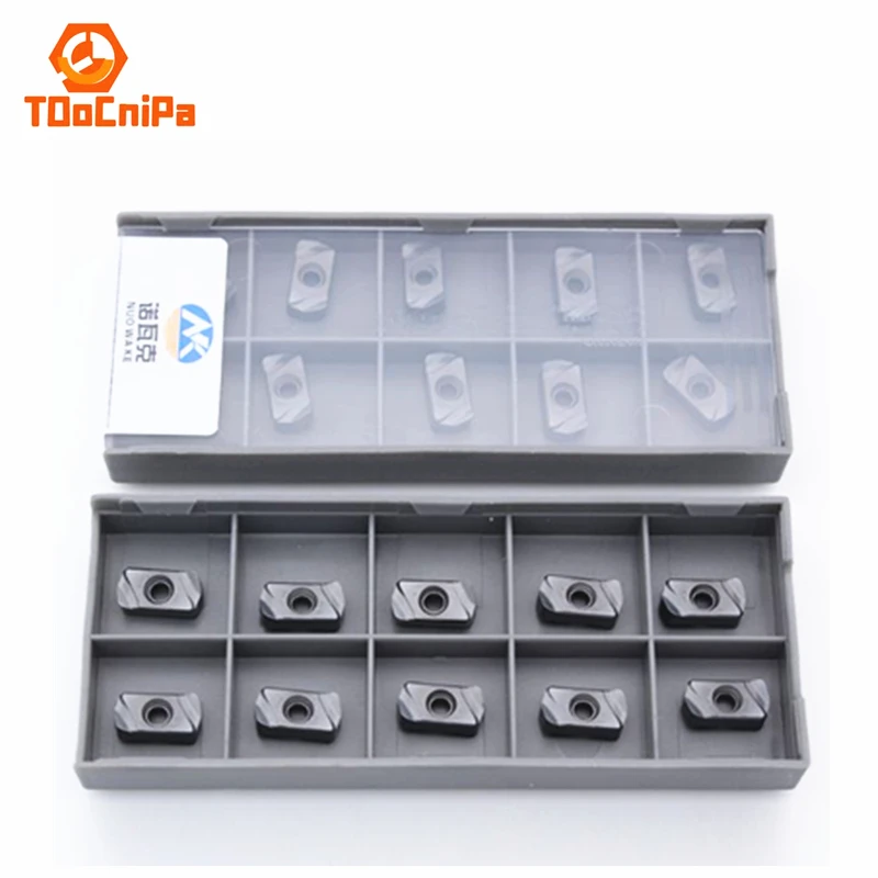 CNC Double-sided Fast-feed Milling Inserts LNMU0303ZER Replaces MJ AH725 Die Steel Stainless Steel Milling Blade