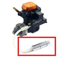 TOYAN Methanol Engine Dedicated Muffler Exhaust Pipe Tailpipe Straight Exhaust Nozzle Set Engine Model DIY Accessories