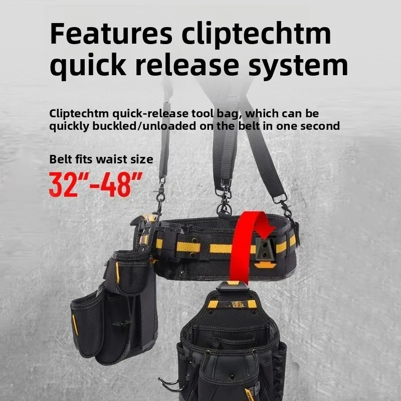 5-In-1 toolkit set, electrician fanny pack maintenance, multi-functional electric drill storage TB-CT-101-5P