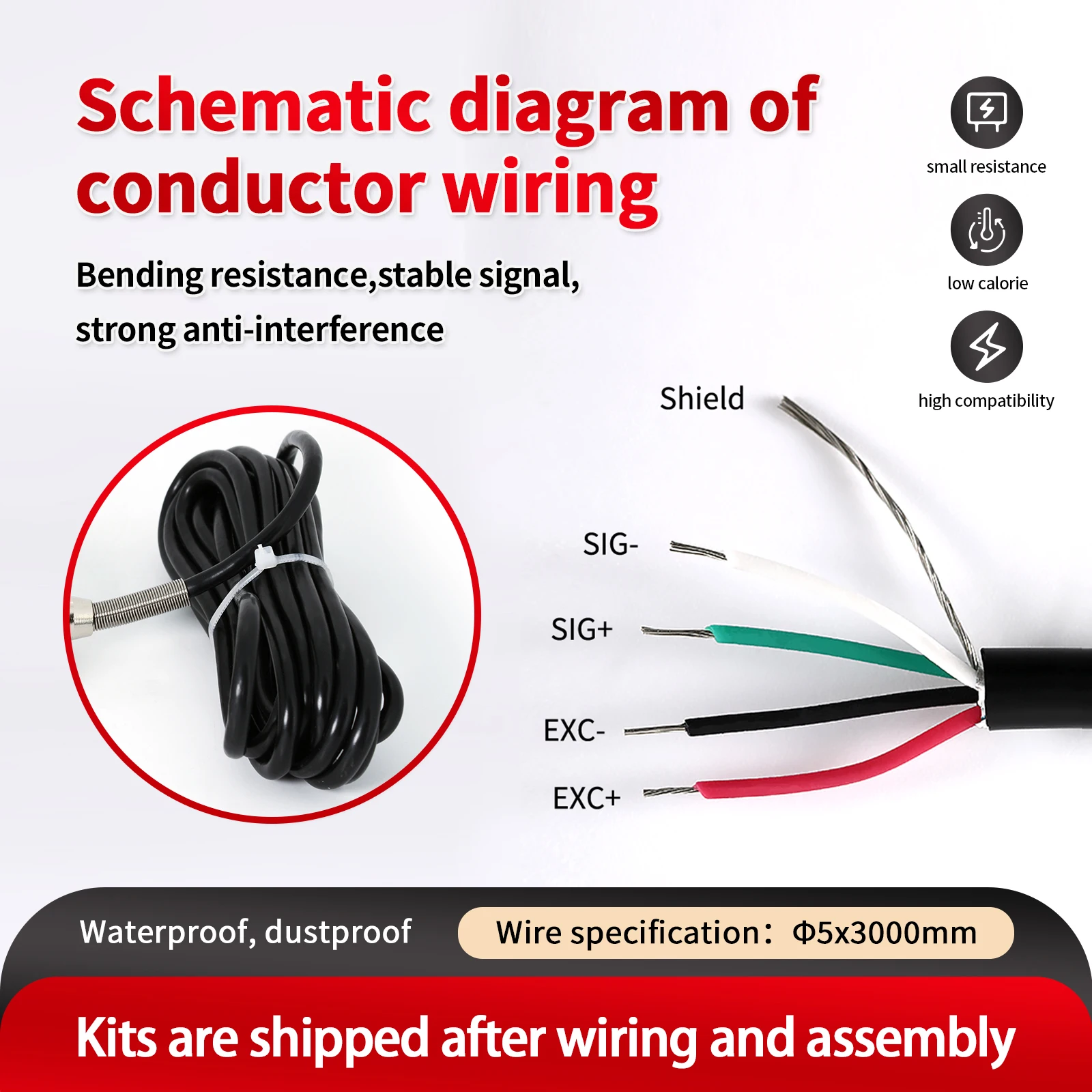 Sensore di pesatura preciscale in acciaio legato con sensore di cella di carico a 72 raggi per bilancia, test della forza di compressione e forza di trazione 100 libbre 200 libbre
