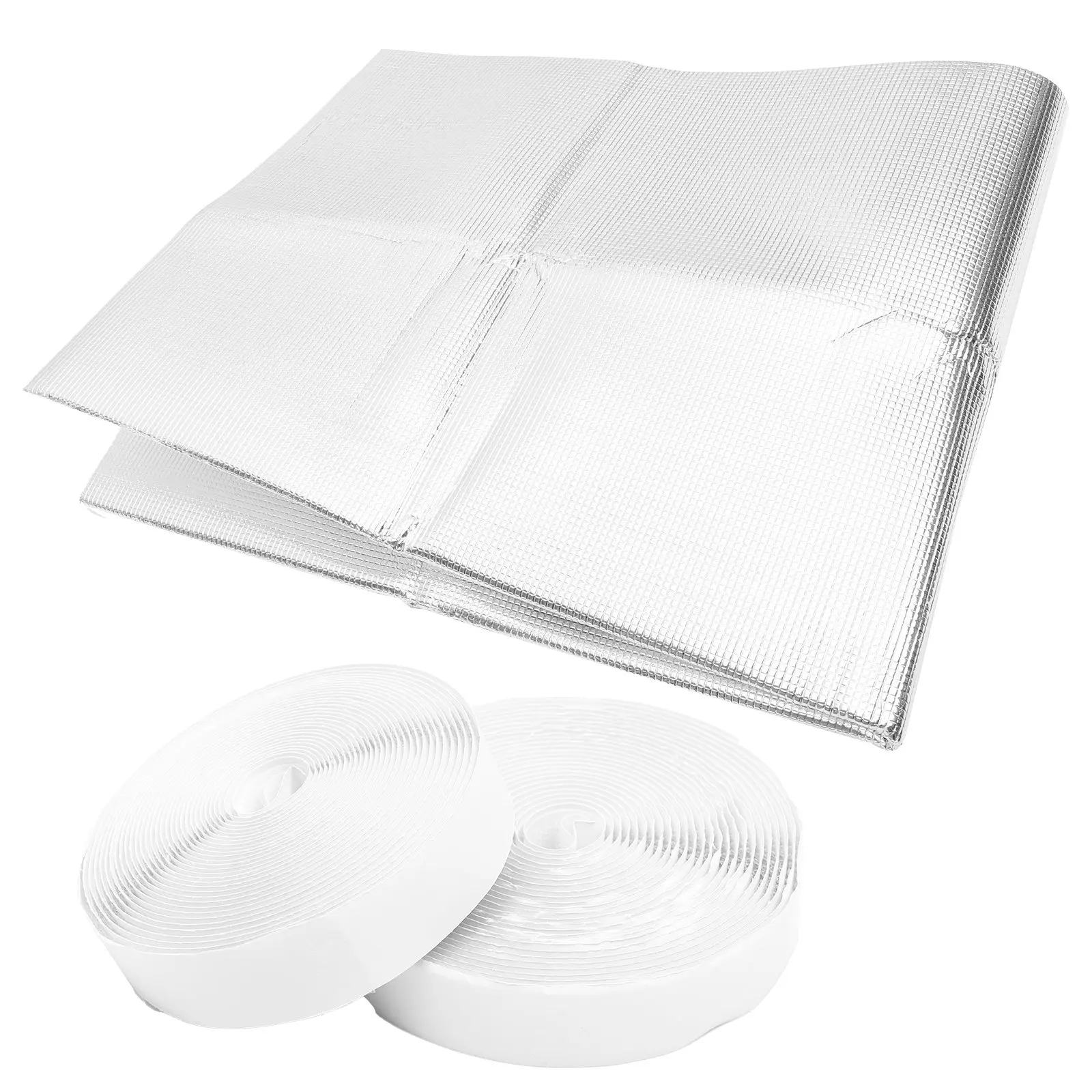 Attic Fan Cover 129x95cm Hook Design Aluminum Insulation Seal Cover Reusable Attic Return Vent Air Vent Covers