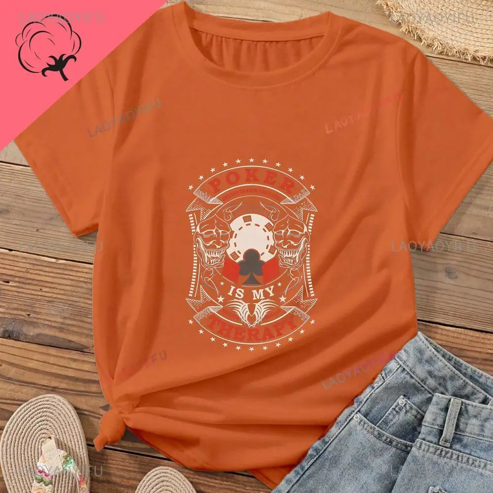 تي شيرت بوكر جديد فريد من نوعه "أنا قابل للتنفس" للرجال، تي شيرت قطني كاجوال وعصري برقبة دائرية #2