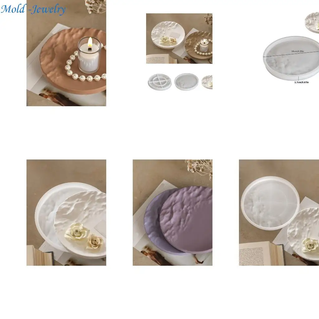 

69HB Flexible Silicone Mould for Creating Unique Ocean Waved Textured Trays with Realistic Water Ripple Designs Daily Use