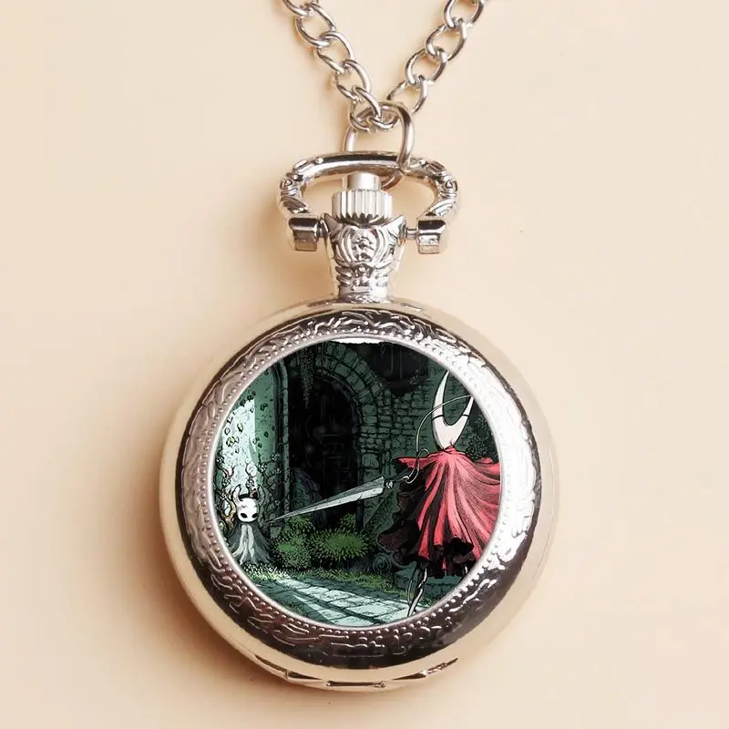 جوفاء فارس لعبة الطرفية فارس Noctilucent ساعات الجيب أنيمي ساعة قلادة عيد الميلاد هدية عيد ميلاد