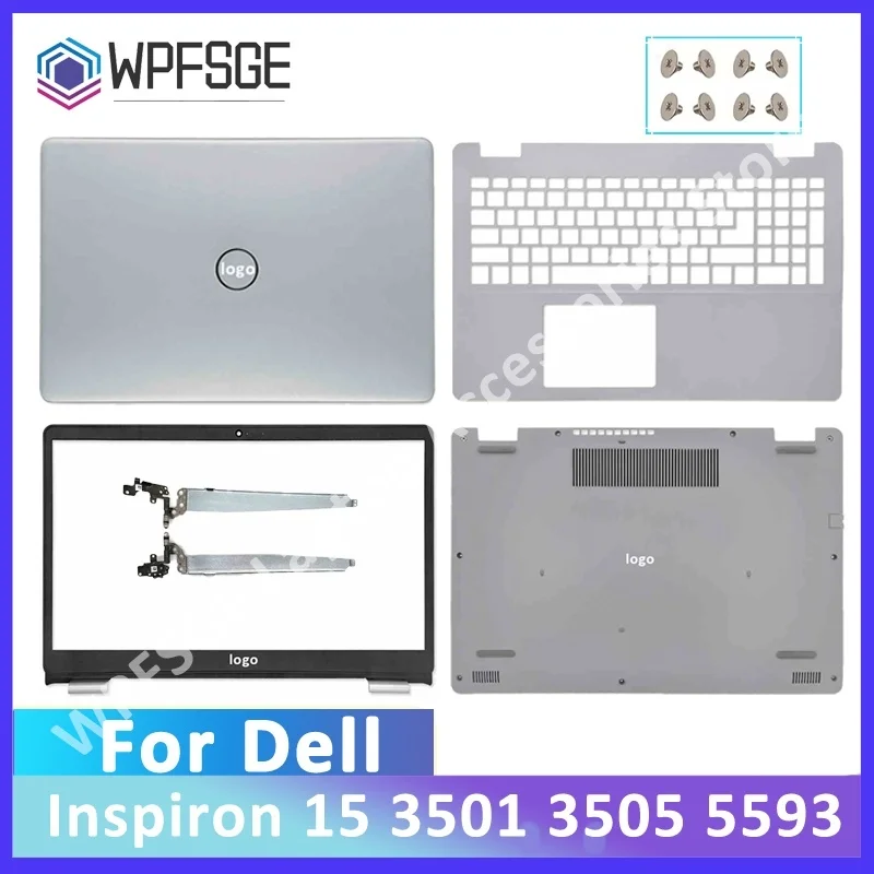 

For DELL Inspiron 15 3501 3500 5593 Laptop LCD Rear Lid Back Top Cover Front Bezel Case Replacement Housing Shell Hinges 032TJM