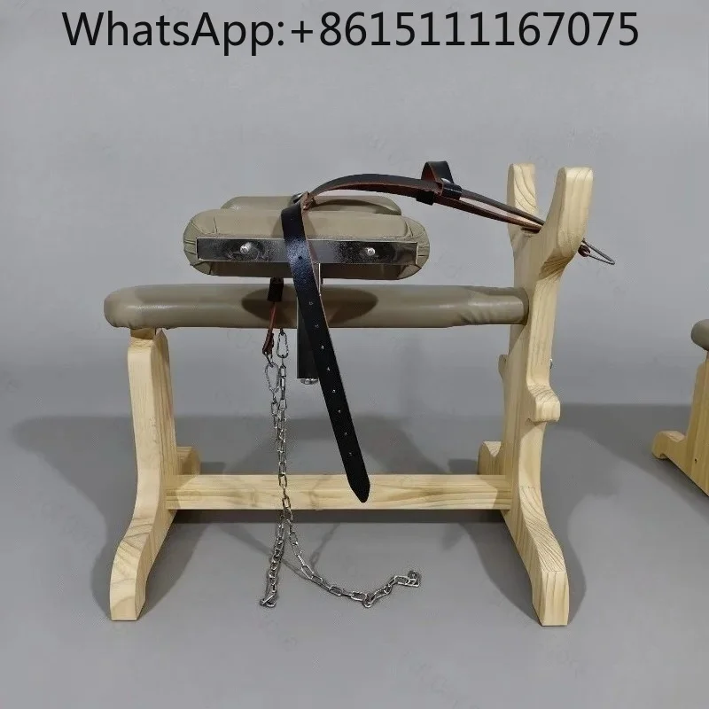 Dog Veterinary Acupuncture Treatment Table Solid Wood Mortise Tenon Structure Pet Diagnosis Restraint Frame
