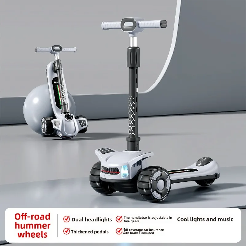 

Bestselling Export Kids Scooter Boys Girls Portable Foldable Scooter Three Wheeled Scooter Children's Scooter Kick Scooter