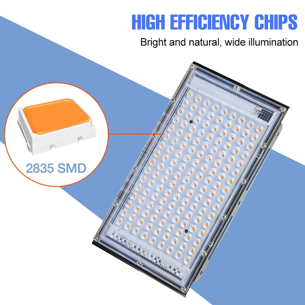 200W LED Growing Lights Full Spectrum Plant Cultivation Lamp For Indoor Potted Flower Grow Box Hydroponics USB DC5V 25W 50W 100W
