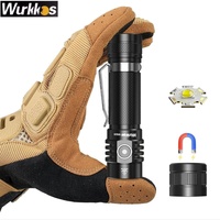 Wurkkos WK03 LED EDC Compact Flashlight 1800LM ATR Luminus SST40 USB-C Rechargeable IP68 Waterproof Torch with 18650 Battery