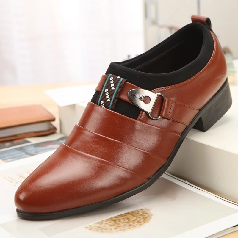 Dress Shoes Men Italiano Loafers Men Oxford Shoes for Men Office 2026 Coiffeur Formal Shoes Business Suit казаки мужс