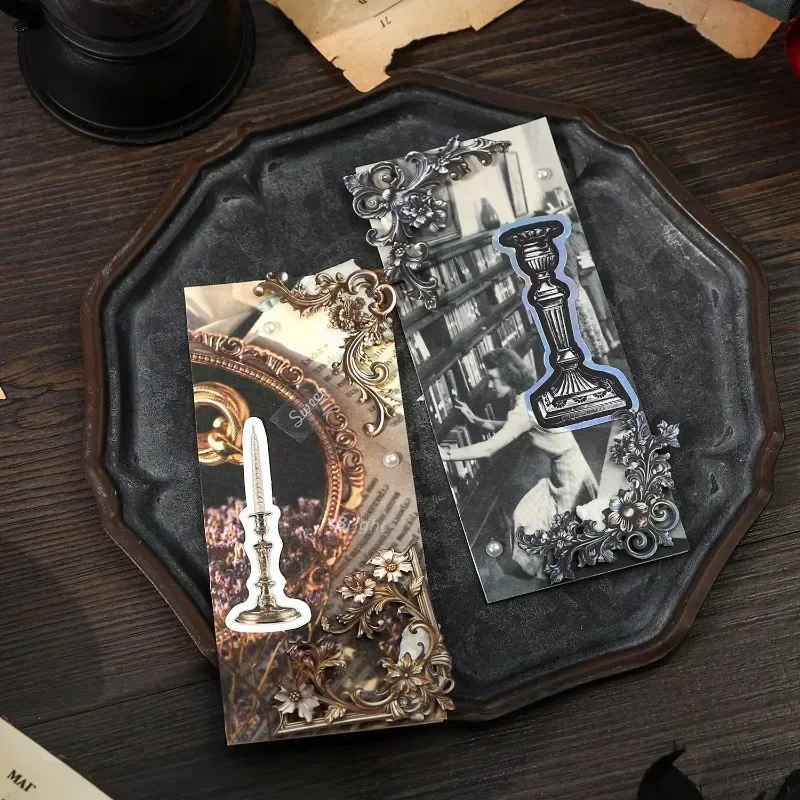 24 Sheets/pack European Style Stickers Decoration Beauty Retro Series Handbags DIY Collage Base 4 Styles
