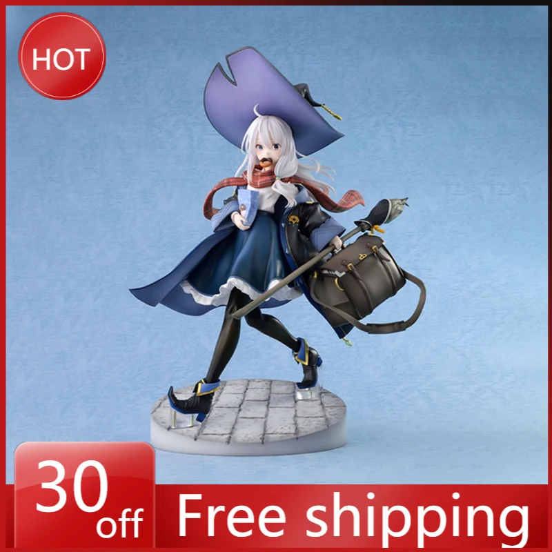 29cm Wandering Witch: The Journey of Elaina Figures Elaina Anime Figure Original Desktop Ornament Decoration Ornaments Gift Toy