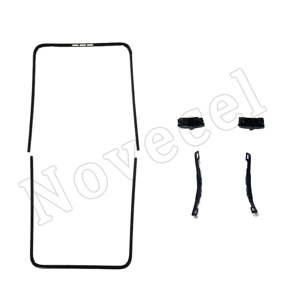 Novecel 1 Set For Samsung Galaxy Z Fold Flip 6 5 4 3 F956 F741 F946 F731 LCD Front Screen Flexible Glass+OCA+Frame+Buckle Repair