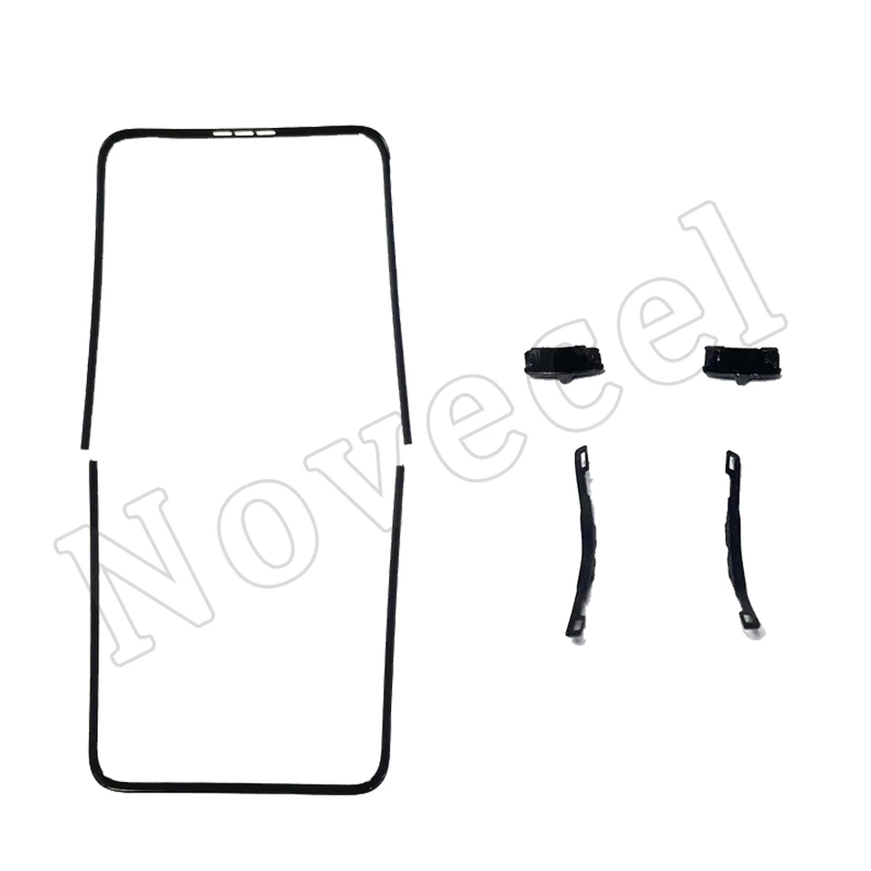 Marco frontal y bisel para Samsung Galaxy Z Fold 6 5 4 Flip F956 F946, soporte de plástico para reparación de pantalla LCD 2
