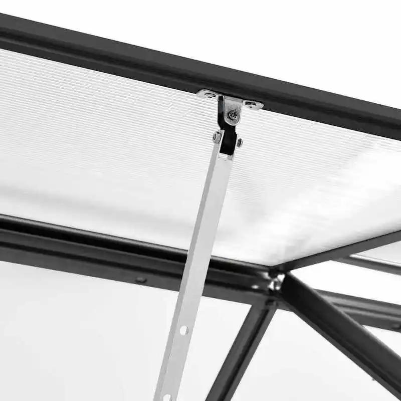 

Greenhouse with Base Frame Anthracite Aluminum 51.1 ft²