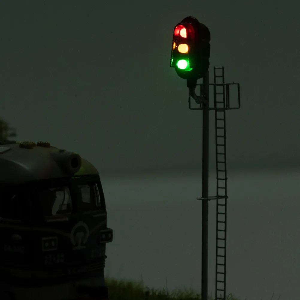 

Миниатюрный пластиковый светофор малого размера для железнодорожных путей, архитектурного ландшафта, декора песочного стола