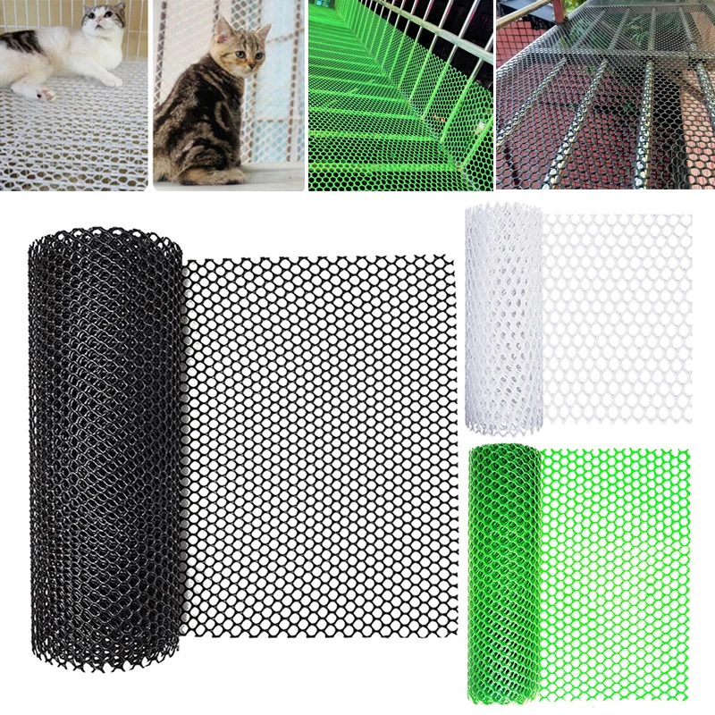 

DIY Garden Fence Mesh Home Balcony Cat Pet Anti-Falling Net Window Plastic Grate Mesh Children Staircase Fall Protection Netting
