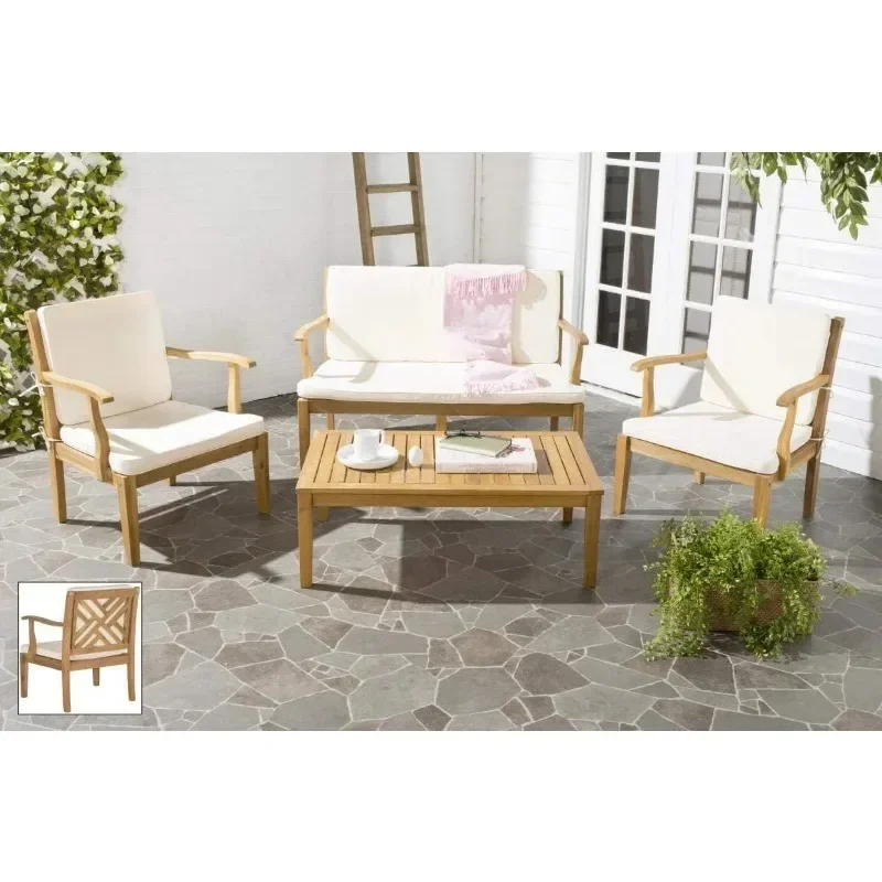 Outdoor Living Collection Outdoor Living Set, Crafted of Sturdy Acacia Wood