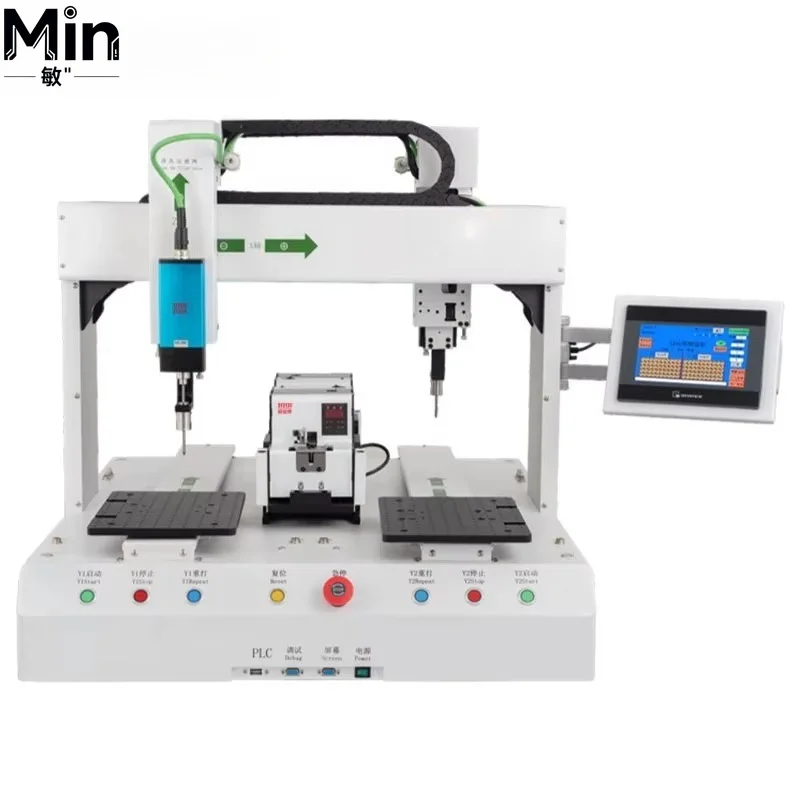 6 Axis High Speed Desktop Automatic Screw Locking Robot Automatic Fastening Tightening Machine for Industrial Assembly