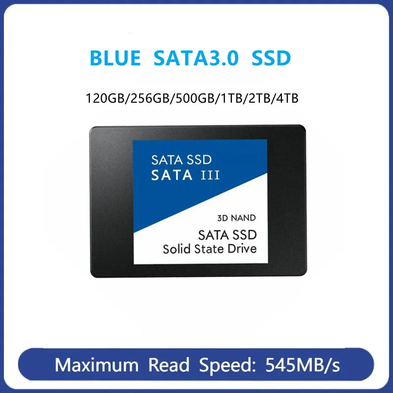 

SSD 2TB 1TB 500GB 240GB 120GB Blue Internal PC 2.5" SSD Solid State Drive SATAIII 6Gb/s UP to 545MB/s Original