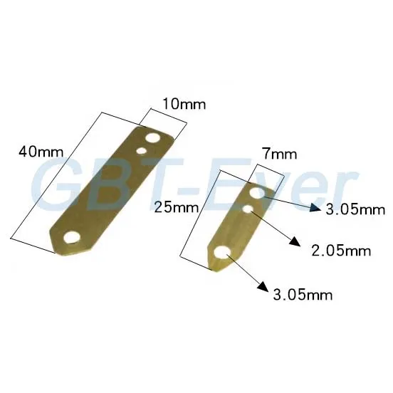 아연 시트 구리 시트 전극 과일 소금물 1 차 배터리 재료 액세서리, 과학 실험, 25mm, 40mm, 1 개, 10 개, 20 개
