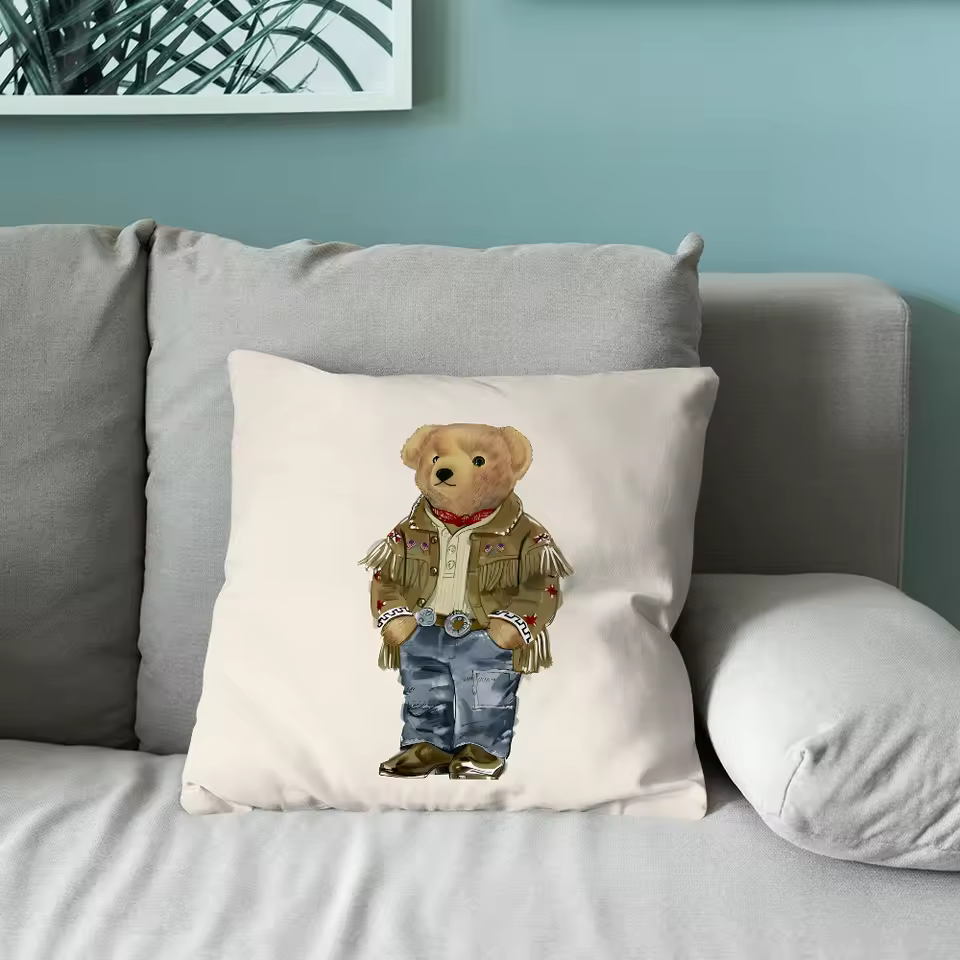 Cartoon Cool P-Polo B-BearS Pillow Case Pillow Case Soft Cushion Cases for Farmhouse Sofa Decor Home Decorations and Bedding - AliExpress 
