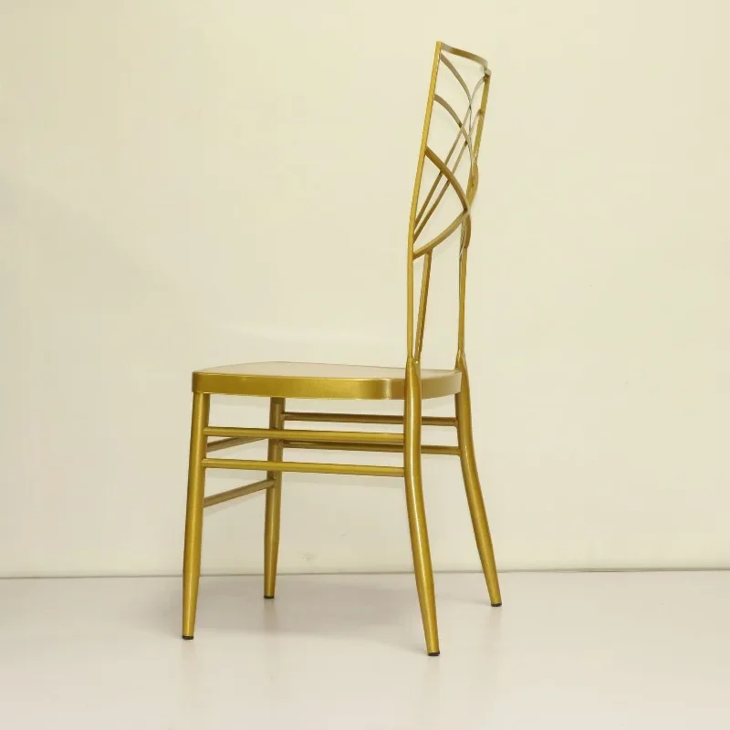 Factory Wholesale Hotel General Banquet VIP Wedding Wedding Church Restaurant Golden Tiffany Bamboo Chair