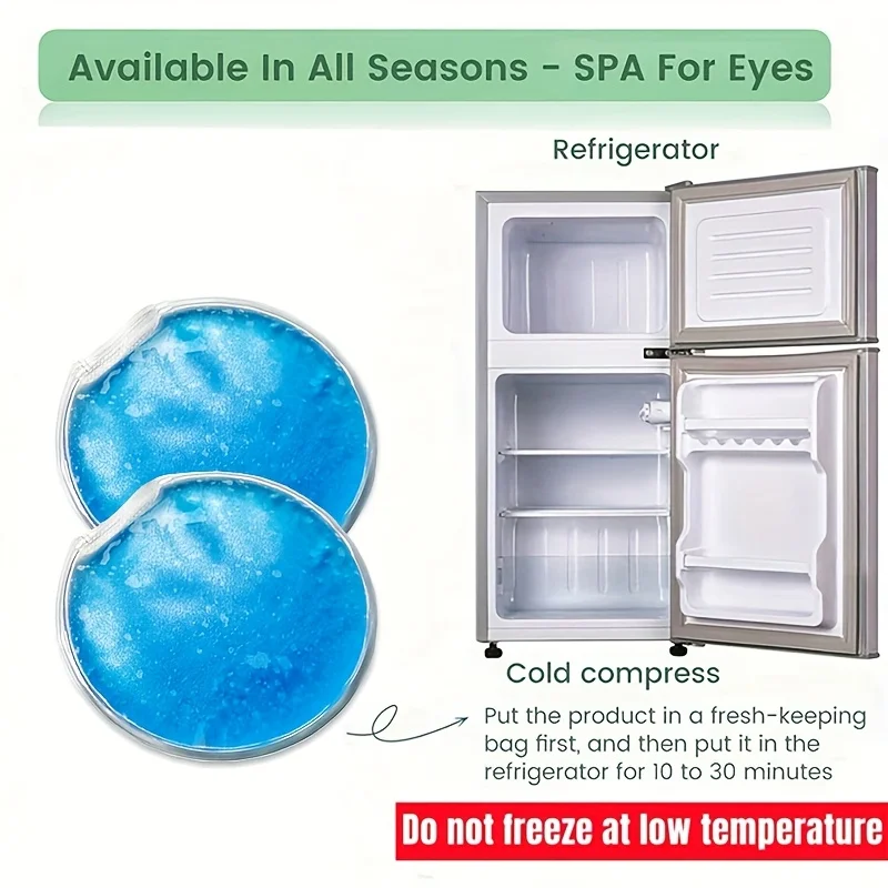 2pcs Multi-functional Eye Mask Ice Packs. Cold Compress Eye Patches. Beauty and Personal Care. Tool Accessories. Facial Care