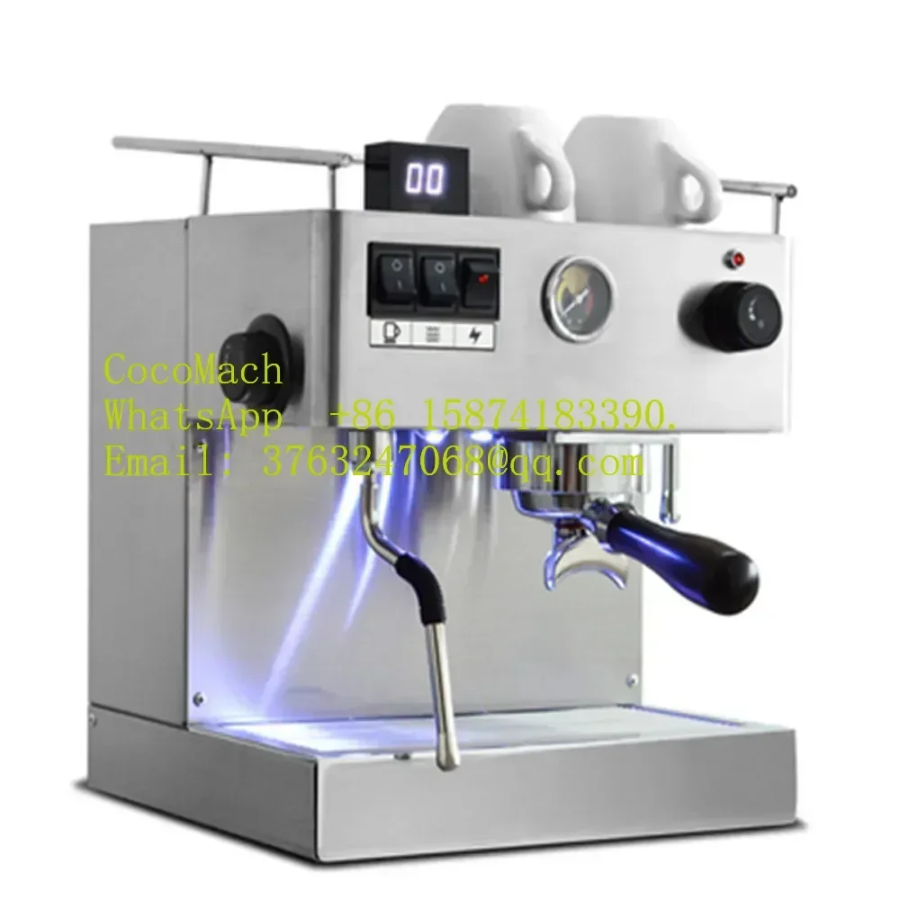 Household Italian Semi automatic Single Head Espresso Coffee Maker Consumer Semi Commercial Coffee Machine for Home