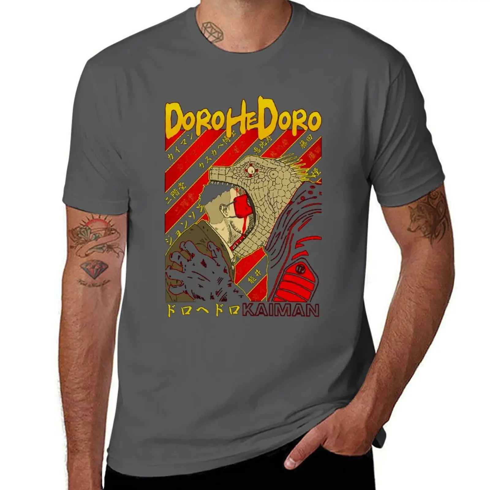 

Dorohedoro T-Shirt Basic Solid Color Short Sleeve Cotton Top