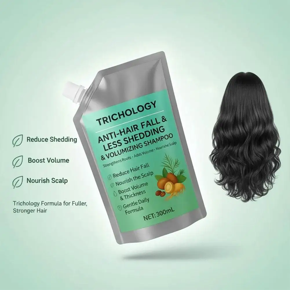 شامبو مكثف مضاد لتساقط الشعر، مستخلص نباتي من الكيراتين يقوي هيكل الشعر ويقلل كسر الشعر الملون أو المضاد #1
