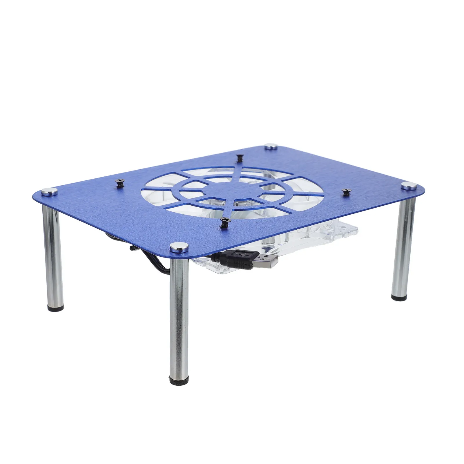 

1Set Premium Metal Router Cooling Fan Bracket with USB Powered Mini Cooler for Modem Hard Disk Radiator Desktop