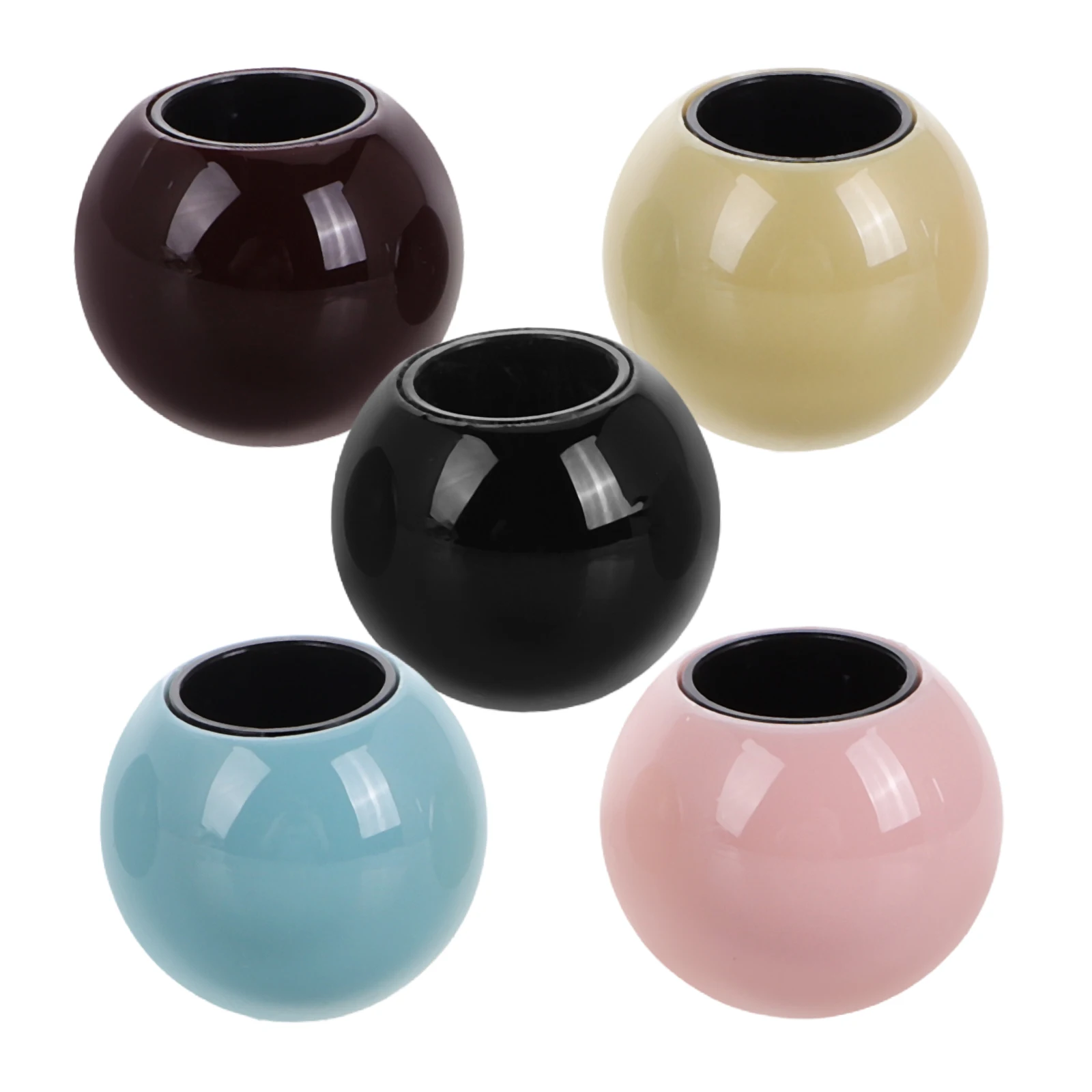 

5 Pcs Perfume Ball Cover Mini Topper Spherical Cap 15ml Colored Electroplated Design Heavy Duty Spray Bottle Lid Aromatherapy
