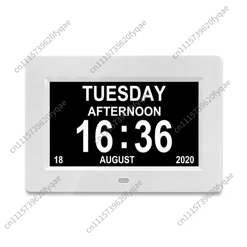 LCD digital digital clock machine, elderly alarm clock, electronic calendar clock, medicine reminder machine