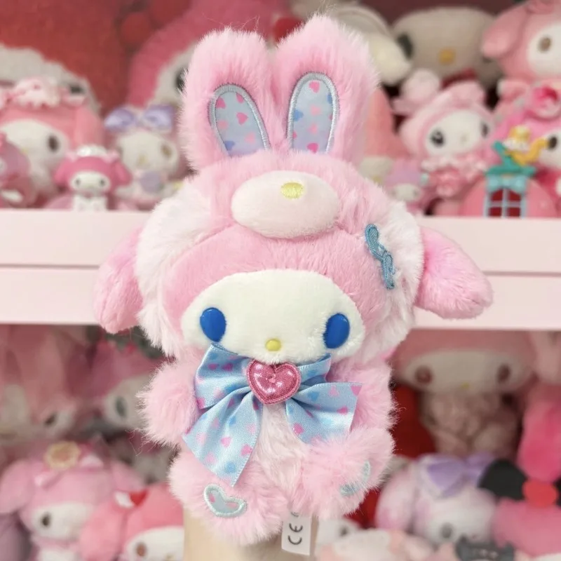 Kawaii My Melody Sanrio Children Cartoon Cute Plush Toys Key Chain Schoolbag Decoration Doll Pendant Christmas Gifts for Girls