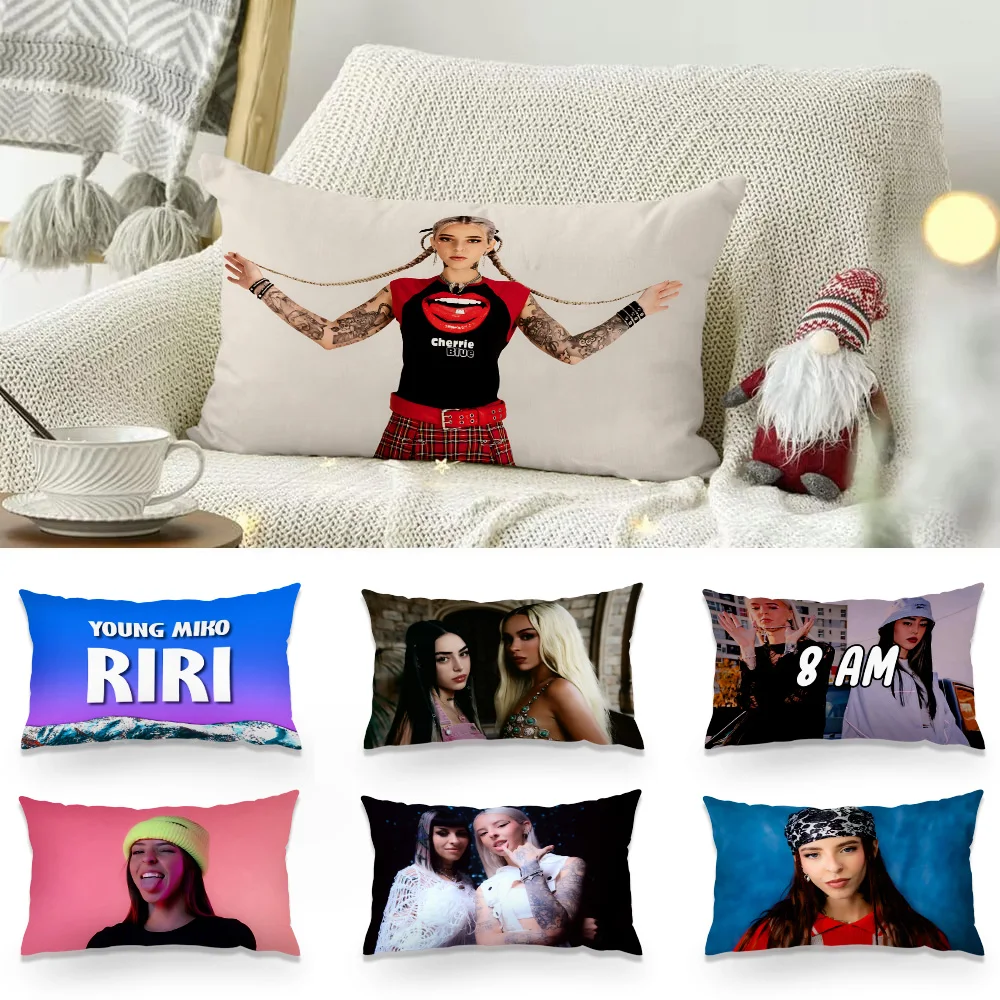 Double-sided Printing Rectangle Pillow Singer Youngs Miko Case Bedside Pillowcase Sofa Cushion Cover Room Home Decoration