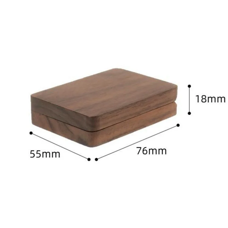 Solid Wood Rings Box Rotating Display Ring Boxes Creative Wedding Ring Organizer Showcase Box Portable Jewelry Storage Boxes
