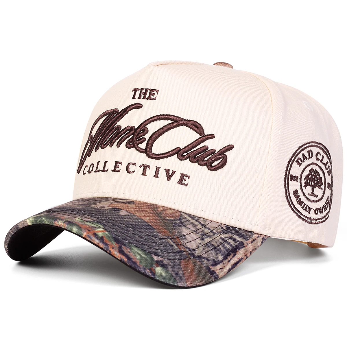 Unisex THE MARE CLUB COLLECTIVE Baseballkappen mit Stickerei, Frühling und Herbst, für den Außenbereich, verstellbare Freizeithüte, Sonnenschutzhut, Sportkappe – Detail 5