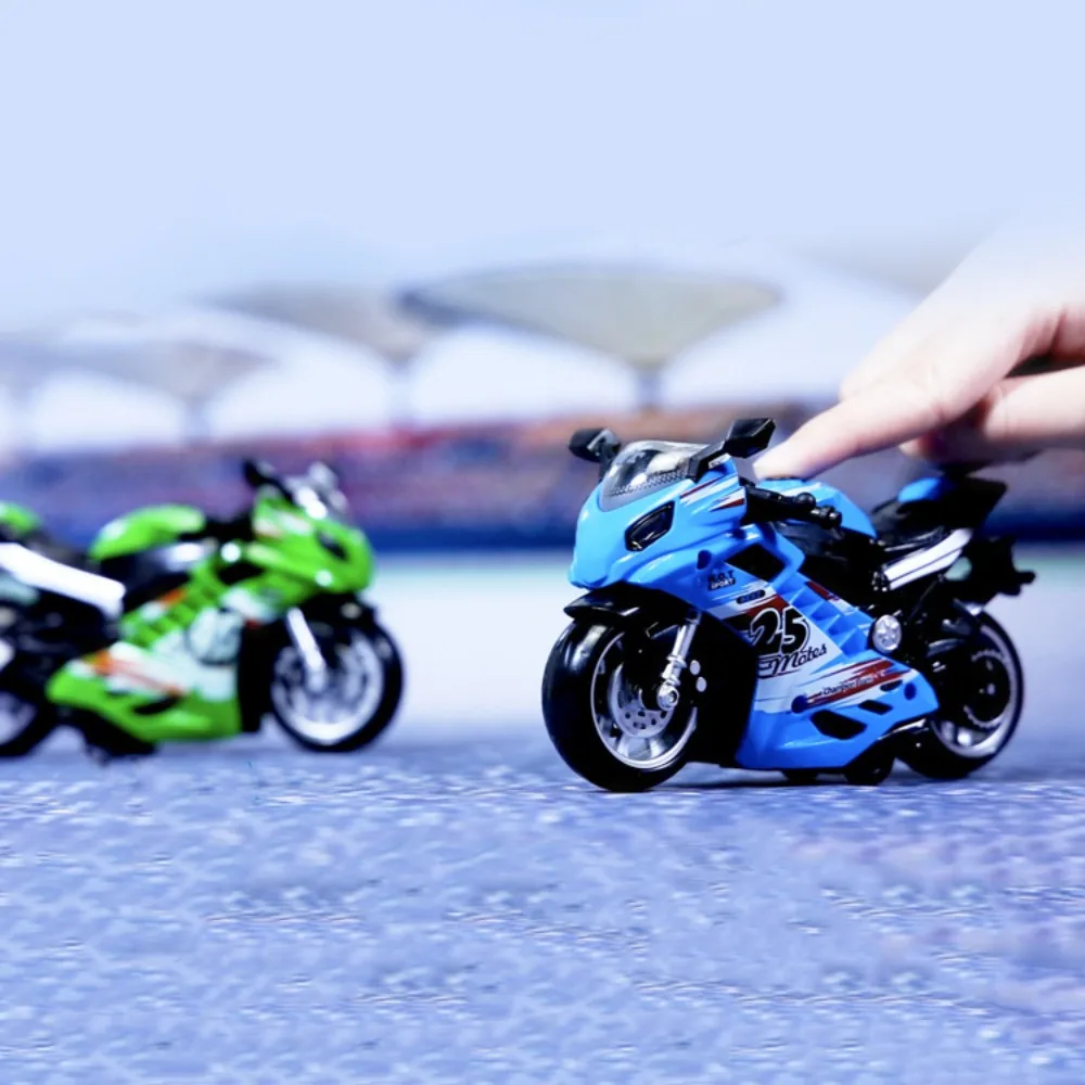 Music Motorcycle Racing Toy Lights Racing Car Model Simulation Motorcycle Toy Plastic Sports Car Mini Motorcycles Music Toy