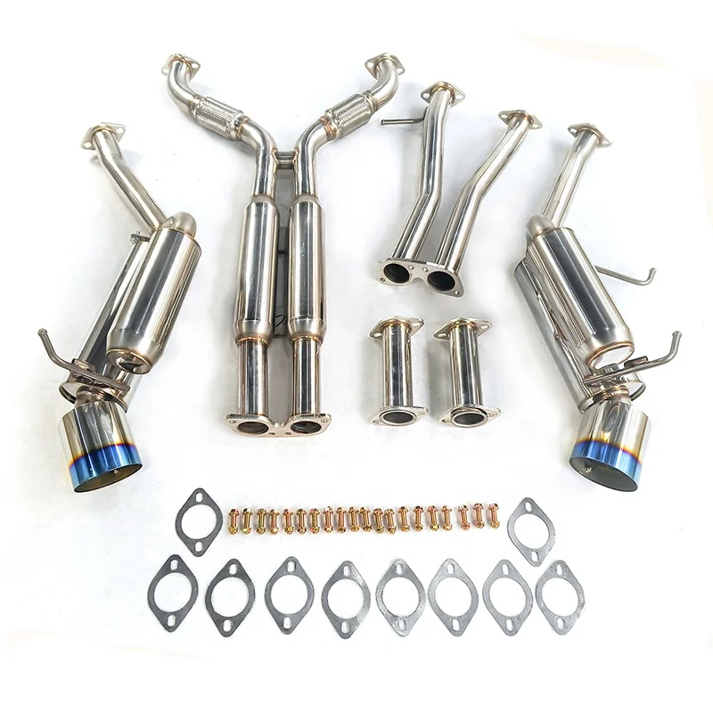

Catback Exhaust System with Dual 4.5" Burnt Tip for Nissan 350Z Z33 V35 2003-2009 98654789235
